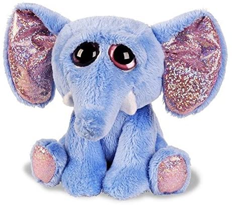 Elefant, Blå och rosa glitter