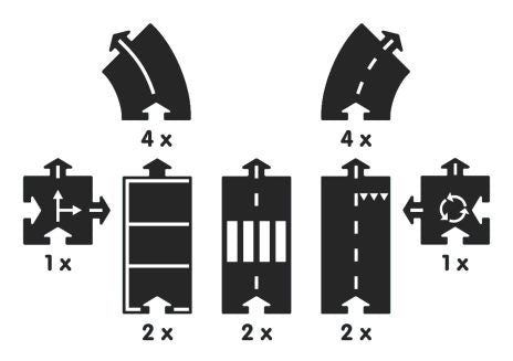 Bilbana i gummi, 16 delar - motorväg