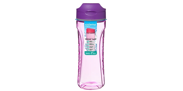 Dricksflaska, Tritan - Lila (600 ml)