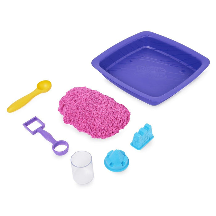 Kinetic Sand, Sparkle Sandcastle Set - Rosa