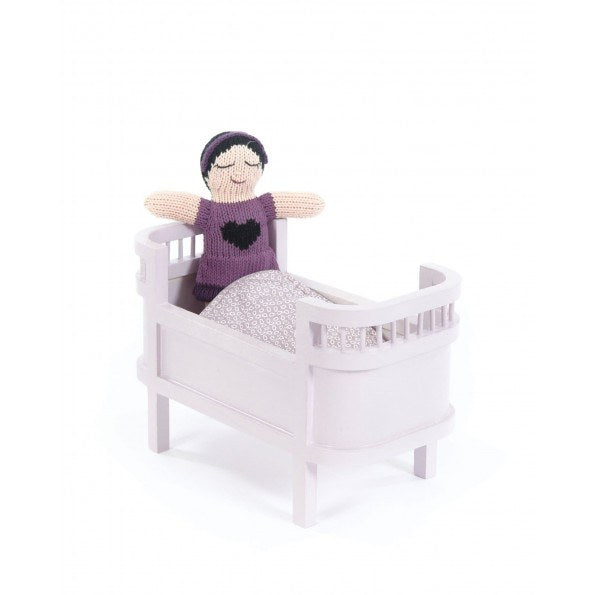 Miniatyrdocksäng, rosa