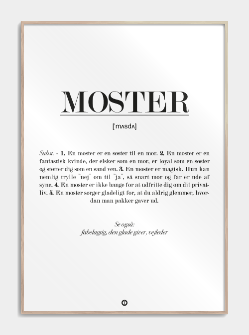 Moster definition affisch, S (29,7x42, A3)