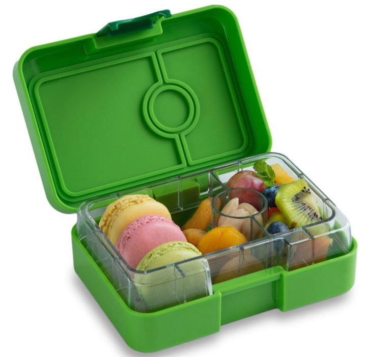 Yumbox Lunchlåda, mini mellanmål (3 rum) - Avokadogrön (Leverans: Vecka 6)